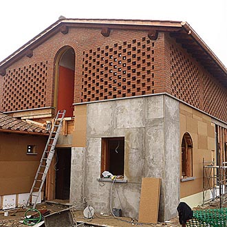 Cappotto termico in Fibra di Legno e Legnocemento